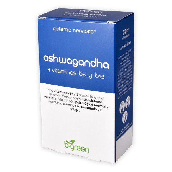 Ashwagandha + vitaminas b6 y b12