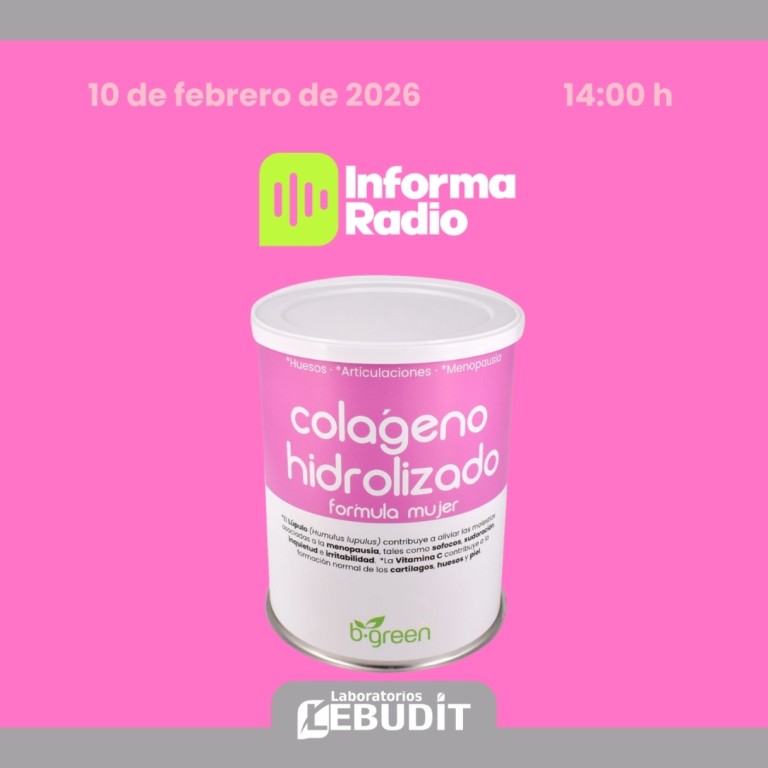 Salud articular y Colágeno Mujer en “El Termómetro” de Informa Radio 10.02.2026